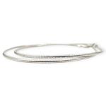 Light Weight Amazing Design Anklet with Rhodium Polish for Girls